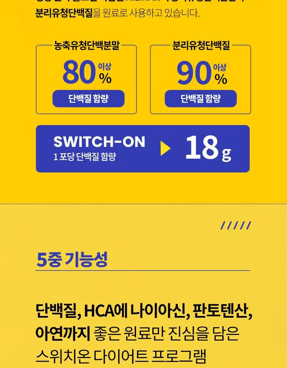[나나 PICK]스위치온 다이어트 프로그램 30g 10포 상세페이지 9